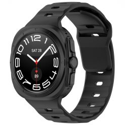 Remienok Solid Wristband čierny pre Samsung Galaxy Watch Ultra 47mm / Watch Ultra 2