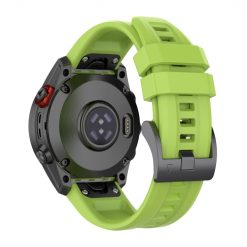 Kryty na mobil | Remienok Solid Wristband limetkový pre Garmin Fenix 7 Solar | Kryty na mobil