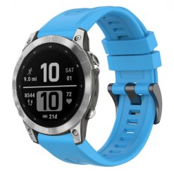 Remienok Solid Wristband modrý pre Garmin Fenix 7 Pro