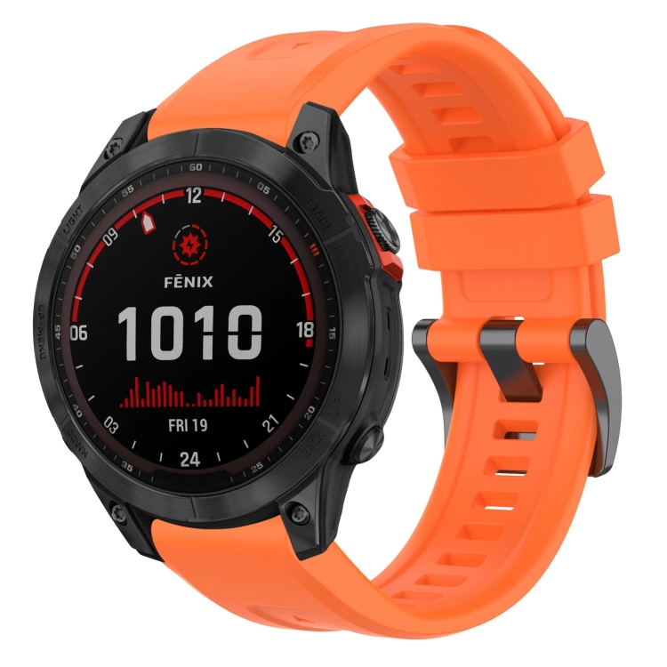 Remienok Solid Wristband oranžový pre Garmin Fenix 7 Solar | Kryty na mobil Kryty na mobil | Remienok Solid Wristband oranžový pre Garmin Fenix 7 Solar | Kryty na mobil