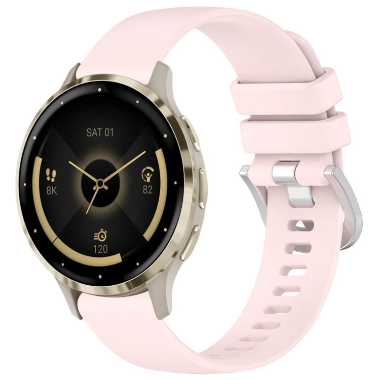 Remienok Solid Wristband ružový pre Garmin Venu 3S | Kryty na mobil Kryty na mobil | Remienok Solid Wristband ružový pre Garmin Venu 3S | Kryty na mobil
