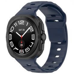 Remienok Solid Wristband tmavomodrý pre Samsung Galaxy Watch Ultra 47mm / Watch Ultra 2