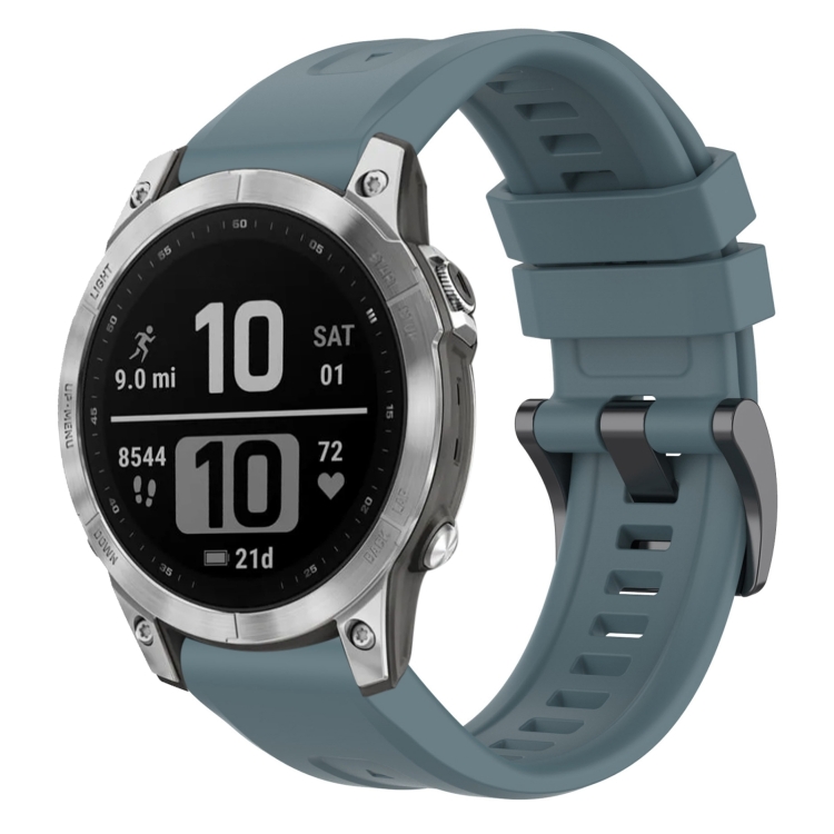 Remienok Solid Wristband tmavosivý pre Garmin Fenix 7 Pro | Kryty na mobil Kryty na mobil | Remienok Solid Wristband tmavosivý pre Garmin Fenix 7 Pro | Kryty na mobil