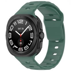 Remienok Solid Wristband tmavozelený pre Samsung Galaxy Watch Ultra 47mm / Watch Ultra 2