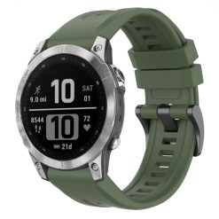 Remienok Solid Wristband zelený pre Garmin Fenix 7 Pro