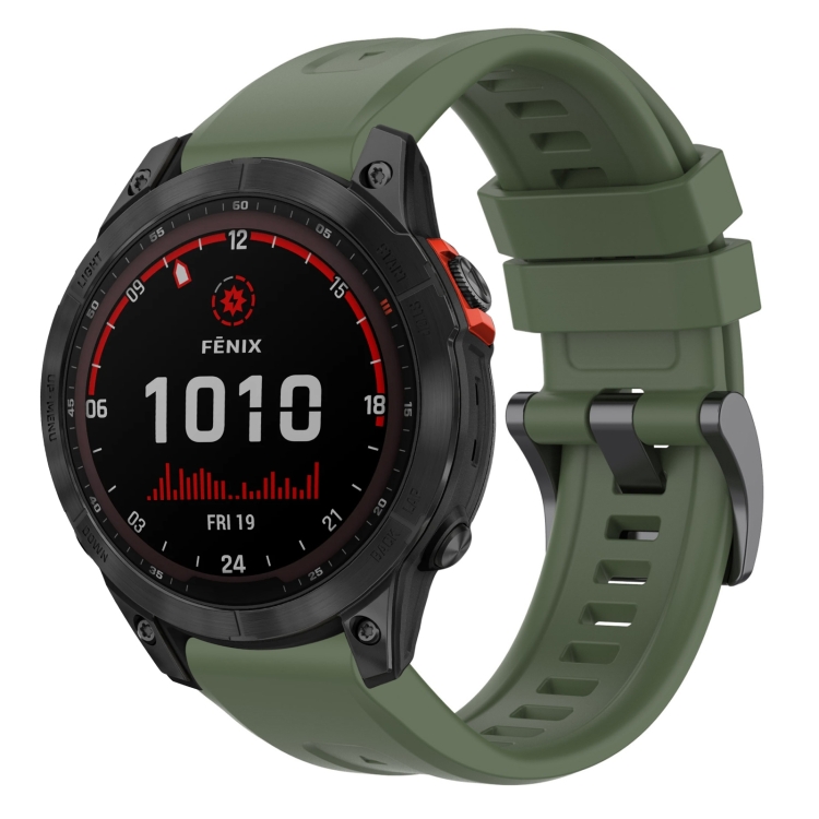 Remienok Solid Wristband zelený pre Garmin Fenix 7 Solar | Kryty na mobil Kryty na mobil | Remienok Solid Wristband zelený pre Garmin Fenix 7 Solar | Kryty na mobil