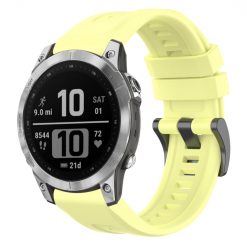 Remienok Solid Wristband žltý pre Garmin Fenix 7 Pro