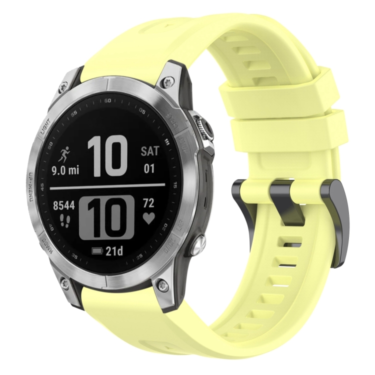 Remienok Solid Wristband žltý pre Garmin Fenix 7 Pro | Kryty na mobil Kryty na mobil | Remienok Solid Wristband žltý pre Garmin Fenix 7 Pro | Kryty na mobil