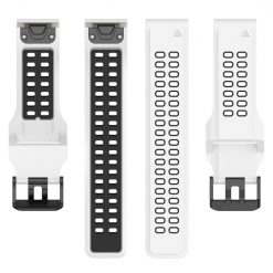 Remienok Sport Wristband bielo-čierny pre Garmin Fenix 7S / 6S / 5S | Kryty na mobil Kryty na mobil | Remienok Sport Wristband bielo-čierny pre Garmin Fenix 7S / 6S / 5S | Kryty na mobil