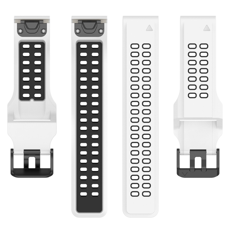 Remienok Sport Wristband bielo-čierny pre Garmin Fenix 7S / 6S / 5S | Kryty na mobil Kryty na mobil | Remienok Sport Wristband bielo-čierny pre Garmin Fenix 7S / 6S / 5S | Kryty na mobil