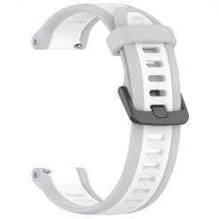 Kryty na mobil | Remienok Sport Wristband bielo-sivý pre Garmin Forerunner 165 20mm | Kryty na mobil