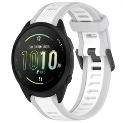 Kryty na mobil | Remienok Sport Wristband bielo-sivý pre Garmin Forerunner 165 20mm | Kryty na mobil