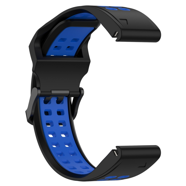 Remienok Sport Wristband čierno-modrý pre Garmin Fenix 7S / 6S / 5S | Kryty na mobil Kryty na mobil | Remienok Sport Wristband čierno-modrý pre Garmin Fenix 7S / 6S / 5S | Kryty na mobil