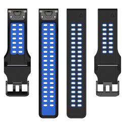 Remienok Sport Wristband čierno-modrý pre Garmin Fenix 7S / 6S / 5S | Kryty na mobil Kryty na mobil | Remienok Sport Wristband čierno-modrý pre Garmin Fenix 7S / 6S / 5S | Kryty na mobil