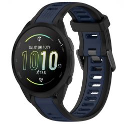 Kryty na mobil | Remienok Sport Wristband čierno-modrý pre Garmin Forerunner 165 20mm | Kryty na mobil