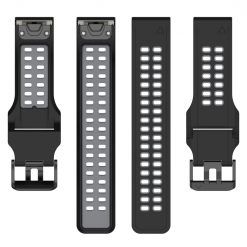 Kryty na mobil | Remienok Sport Wristband čierno-sivý pre Garmin Fenix 7S / 6S / 5S | Kryty na mobil