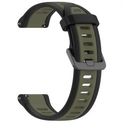 Kryty na mobil | Remienok Sport Wristband čierno-zelený pre Garmin Forerunner 165 20mm | Kryty na mobil