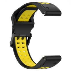 Kryty na mobil | Remienok Sport Wristband čierno-žltý pre Garmin Fenix 7S / 6S / 5S | Kryty na mobil