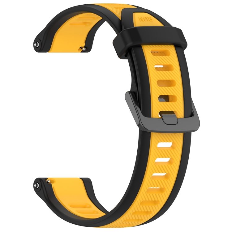 Remienok Sport Wristband čierno-žltý pre Garmin Forerunner 165 20mm | Kryty na mobil Kryty na mobil | Remienok Sport Wristband čierno-žltý pre Garmin Forerunner 165 20mm | Kryty na mobil