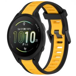 Kryty na mobil | Remienok Sport Wristband čierno-žltý pre Garmin Forerunner 165 20mm | Kryty na mobil