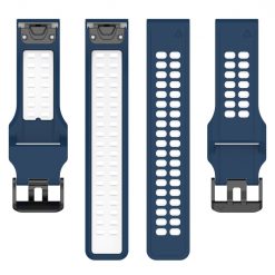 Kryty na mobil | Remienok Sport Wristband modro-biely pre Garmin Fenix 7S / 6S / 5S | Kryty na mobil