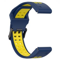 Kryty na mobil | Remienok Sport Wristband modro-žltý pre Garmin Fenix 7S / 6S / 5S | Kryty na mobil