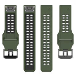 Kryty na mobil | Remienok Sport Wristband zeleno-čierny pre Garmin Fenix 7S / 6S / 5S | Kryty na mobil