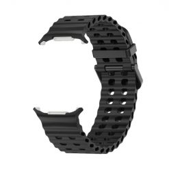 Kryty na mobil | Remienok Techno Wristband čierny pre Samsung Galaxy Watch Ultra 47mm / Watch Ultra 2 | Kryty na mobil