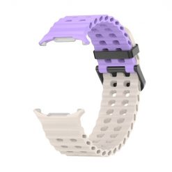 Kryty na mobil | Remienok Techno Wristband fialovo-sivý pre Samsung Galaxy Watch Ultra 47mm / Watch Ultra 2 | Kryty na mobil