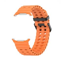Kryty na mobil | Remienok Techno Wristband oranžový pre Samsung Galaxy Watch Ultra 47mm / Watch Ultra 2 | Kryty na mobil