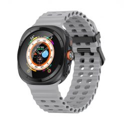 Kryty na mobil | Remienok Techno Wristband sivý pre Samsung Galaxy Watch Ultra 47mm / Watch Ultra 2 | Kryty na mobil