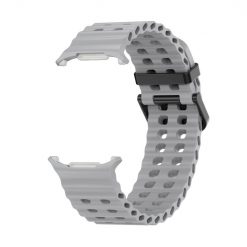 Kryty na mobil | Remienok Techno Wristband sivý pre Samsung Galaxy Watch Ultra 47mm / Watch Ultra 2 | Kryty na mobil