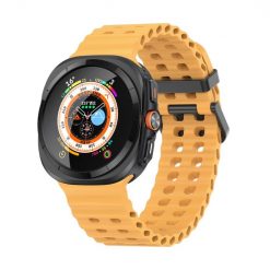 Kryty na mobil | Remienok Techno Wristband žltý pre Samsung Galaxy Watch Ultra 47mm / Watch Ultra 2 | Kryty na mobil
