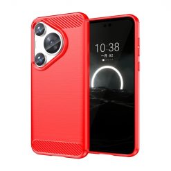 Zadný Kryt Carbon červený – Huawei Pura 70 Pro