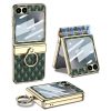 Kryt GKK Elegant Ring case zelený – Samsung Galaxy Z Flip 6 / Z Flip 7 FE | Kryty na mobil Kryty na mobil | Kryt GKK Elegant Ring case zelený – Samsung Galaxy Z Flip 6 / Z Flip 7 FE | Kryty na mobil