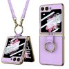 Kryty na mobil | Kryt GKK Strap case hnedý – Samsung Galaxy Z Flip 6 / Z Flip 7 FE | Kryty na mobil
