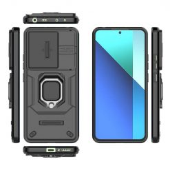 Kryty na mobil | Odolný kryt CamCover Armor čierny – Xiaomi Redmi Note 13 (4G) | Kryty na mobil