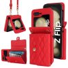 Kryty na mobil | Peňaženkové puzdro Diamond Card case zelené – Samsung Galaxy Z Flip 6 / Z Flip 7 FE | Kryty na mobil