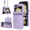 Kryty na mobil | Peňaženkové puzdro Diamond Card case ružové – Samsung Galaxy Z Flip 6 / Z Flip 7 FE | Kryty na mobil