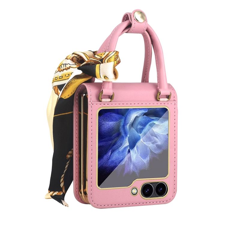Puzdro Handbag Case ružové – Samsung Galaxy Z Flip 6 / Z Flip 7 FE | Kryty na mobil Kryty na mobil | Puzdro Handbag Case ružové – Samsung Galaxy Z Flip 6 / Z Flip 7 FE | Kryty na mobil
