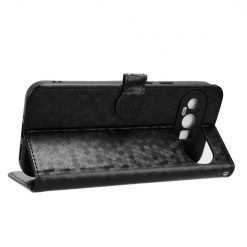 Kryty na mobil | Peňaženkové puzdro Honeycomb Dot Texture Case čierne – Google Pixel 9 Pro XL | Kryty na mobil