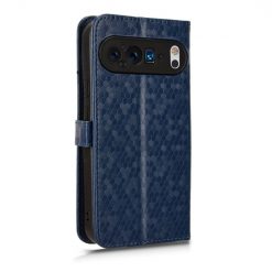 Kryty na mobil | Peňaženkové puzdro Honeycomb Dot Texture Case modré – Google Pixel 9 | Kryty na mobil