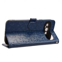 Kryty na mobil | Peňaženkové puzdro Honeycomb Dot Texture Case modré – Google Pixel 9 | Kryty na mobil