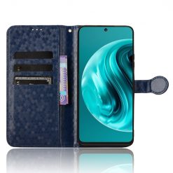 Peňaženkové puzdro Honeycomb Dot Texture Case modré – Huawei Nova 12i | Kryty na mobil Kryty na mobil | Peňaženkové puzdro Honeycomb Dot Texture Case modré – Huawei Nova 12i | Kryty na mobil