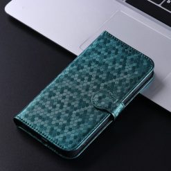 Kryty na mobil | Peňaženkové puzdro Honeycomb Dot Texture Case zelené – Google Pixel 9 Pro XL | Kryty na mobil