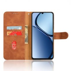 Peňaženkové puzdro Solid hnedé – Realme C61 / C63 | Kryty na mobil Kryty na mobil | Peňaženkové puzdro Solid hnedé – Realme C61 / C63 | Kryty na mobil