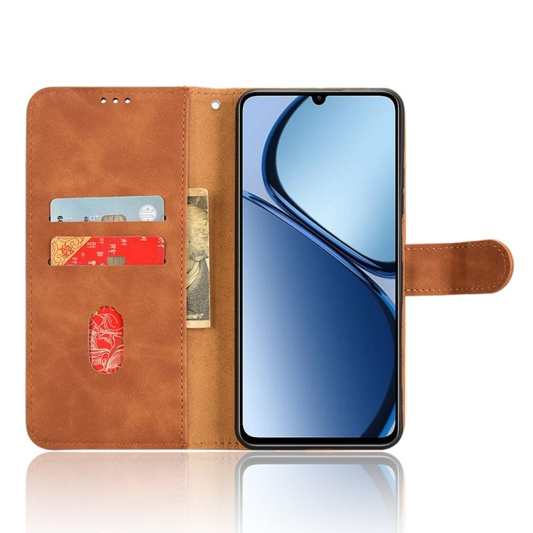 Peňaženkové puzdro Solid hnedé – Realme C61 / C63 | Kryty na mobil Kryty na mobil | Peňaženkové puzdro Solid hnedé – Realme C61 / C63 | Kryty na mobil