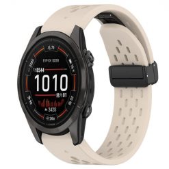 Kryty na mobil | Remienok Safe Wristband béžový pre Garmin Epix Pro 42mm | Kryty na mobil