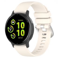 Kryty na mobil | Remienok Solid Wristband béžový pre Garmin Vivoactive 5 | Kryty na mobil