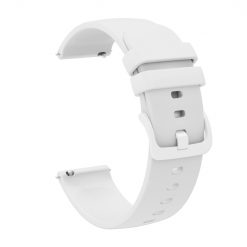 Kryty na mobil | Remienok Solid Wristband biely pre Garmin Vivomove 3 (20mm) | Kryty na mobil